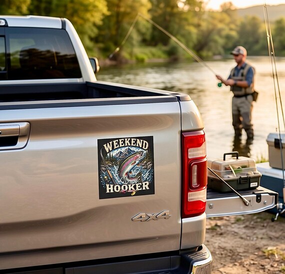 Fishing Magnet, Trout Fish Car Magnet, Fishing Gift for Dad additional view 3