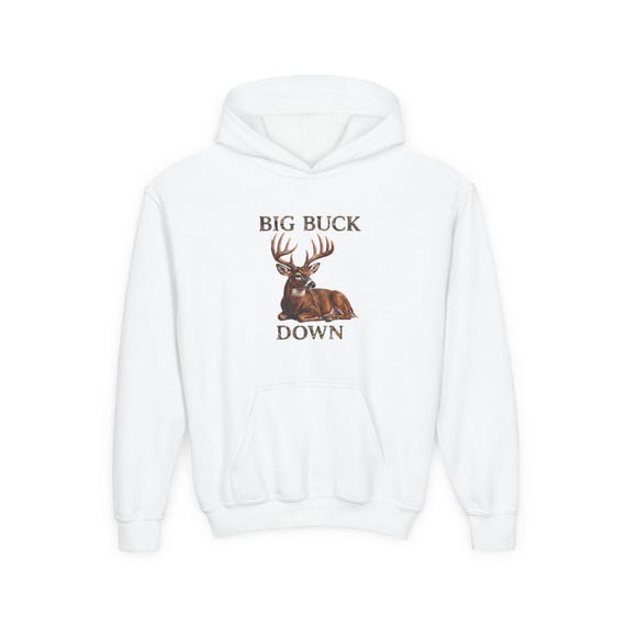 Big Buck Down Youth Hoodie additional view 8