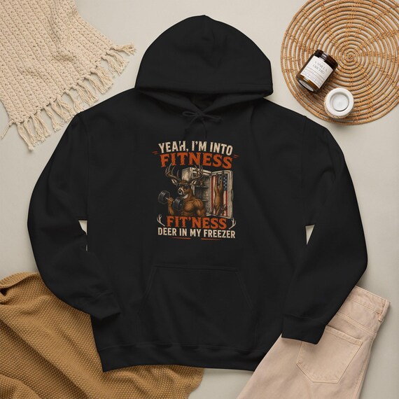 Funny Hunting Hoodie, Deer In My Freezer Sweatshirt additional view 9