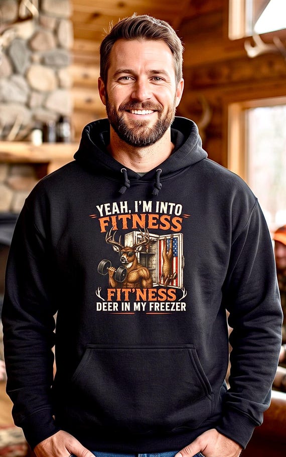 Funny Hunting Hoodie, Deer In My Freezer Sweatshirt product photo