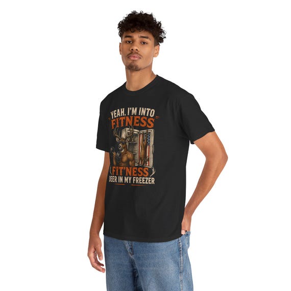 Whitetail Fitness Deer In My Freezer Shirt, Funny Deer Hunting Tee additional view 10