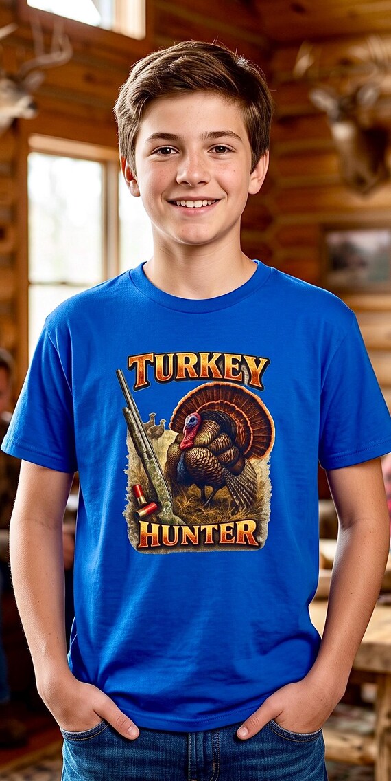 Turkey Hunter Kids Shirt vintage gobbler additional view 7