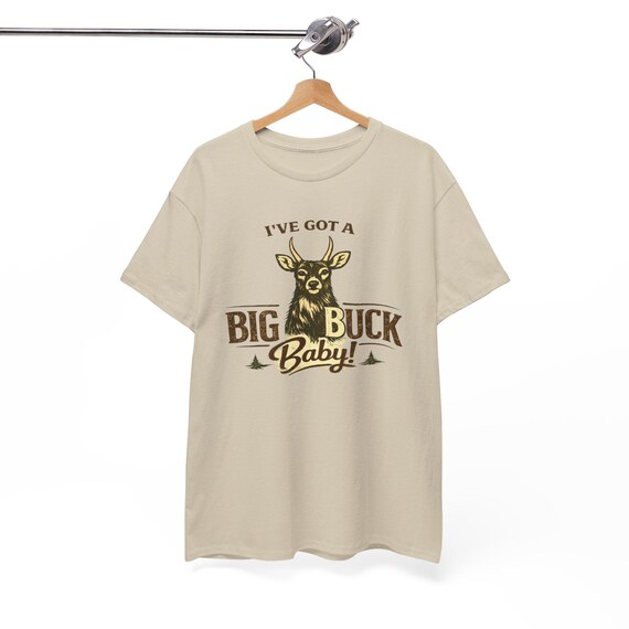 Funny Big Buck Baby Deer Hunting T-Shirt, Whitetail Graphic Tee additional view 9