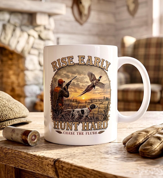 Rise Early Hunt Hard Mug product photo