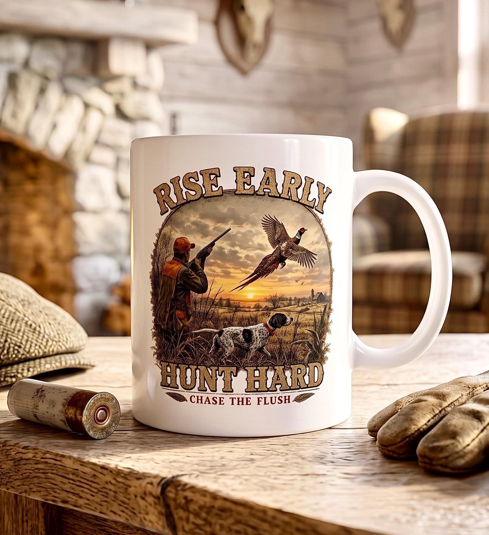 Rise Early Hunt Hard Mug product photo