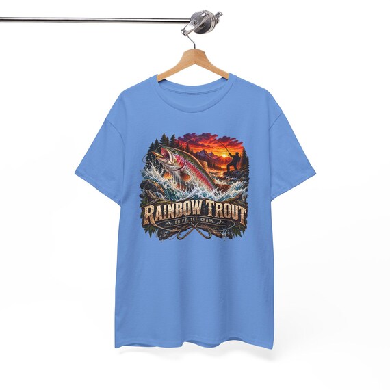 Rainbow Trout Drift Set Chaos Tee river trout fishing shirt additional view 8