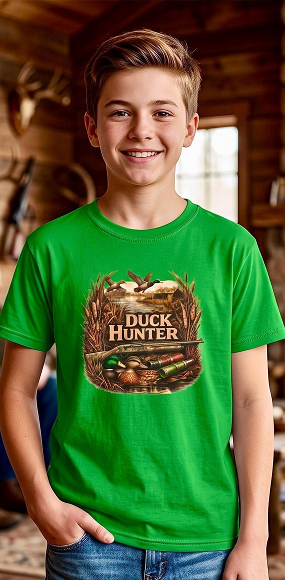 Duck Hunter Youth Shirt mallard waterfowl additional view 6