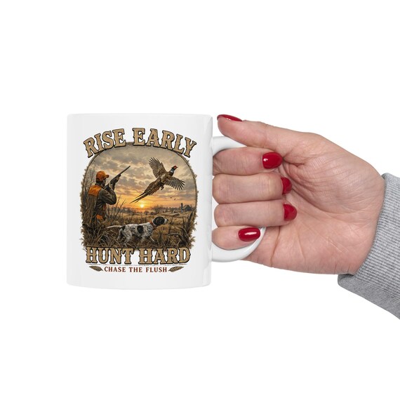 Rise Early Hunt Hard Mug additional view 8