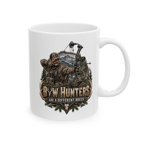 Bow Hunters Are A Different Breed Whitetail Deer Hunter Mug additional view 6
