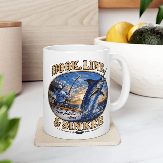 Hook, Line, & Sinker Marlin Fishing Mug additional view 4
