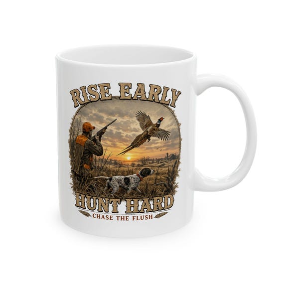 Rise Early Hunt Hard Mug additional view 7