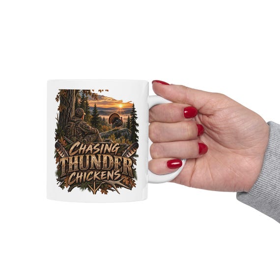 Chasing Thunder Chickens Mug additional view 8