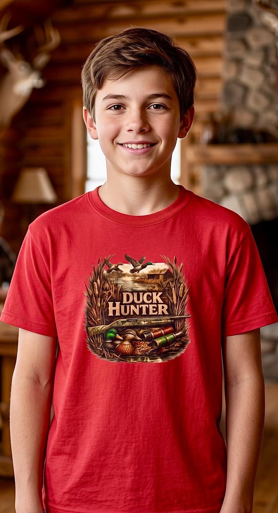 Duck Hunter Youth Shirt mallard waterfowl additional view 8