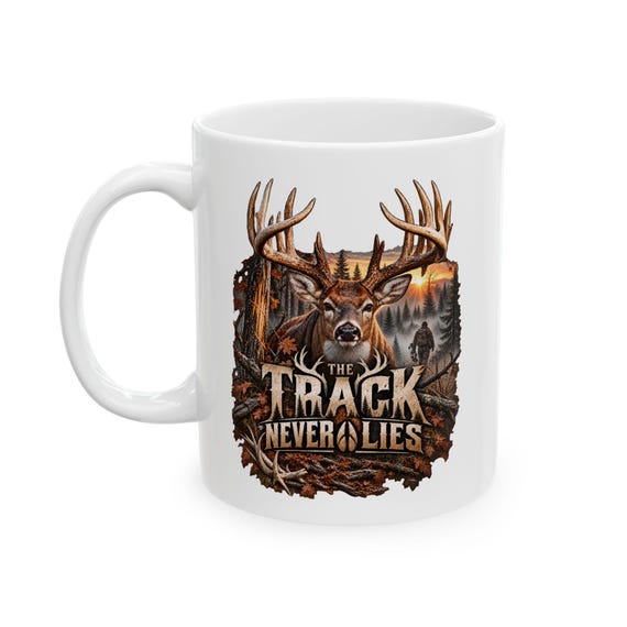 The Track Never Lies Bow Hunter Mug blood tracker additional view 6