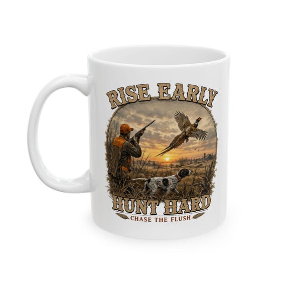 Rise Early Hunt Hard Mug additional view 10