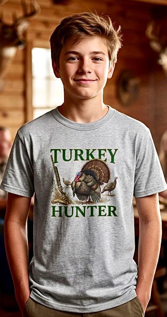 Turkey Hunter Youth Shirt spring gobbler additional view 2