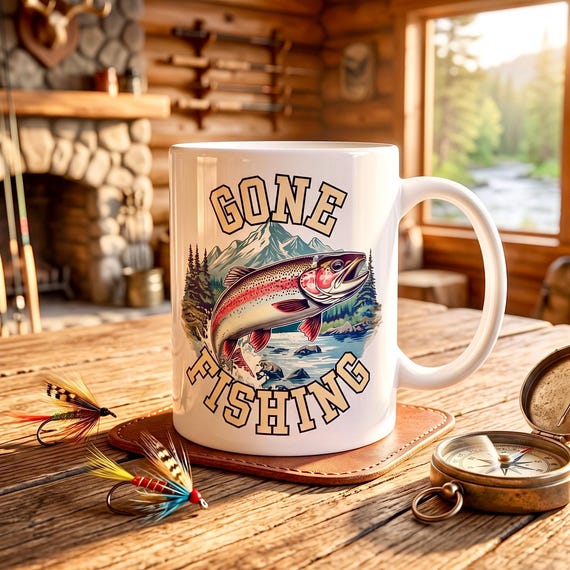 Gone Fishing Mug product photo