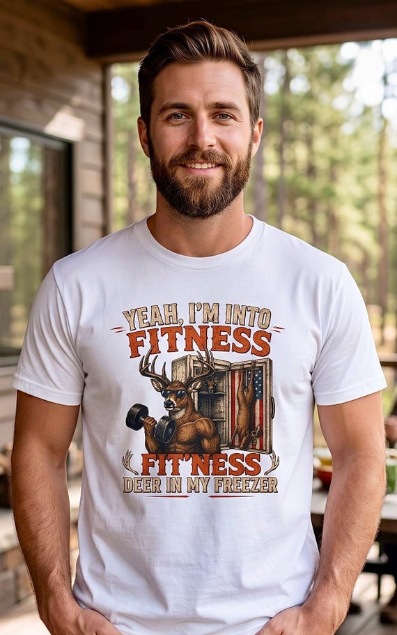 Whitetail Fitness Deer In My Freezer Shirt, Funny Deer Hunting Tee additional view 2