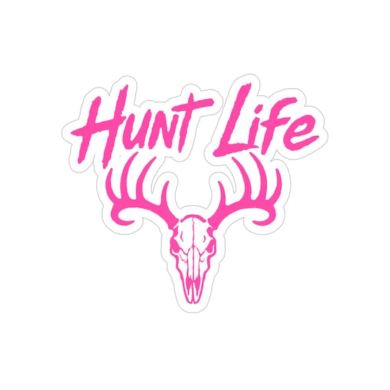 Hunt Life Vinyl Decal, Water-Resistant Hunting Sticker, Outdoor Gear Decor additional view 3