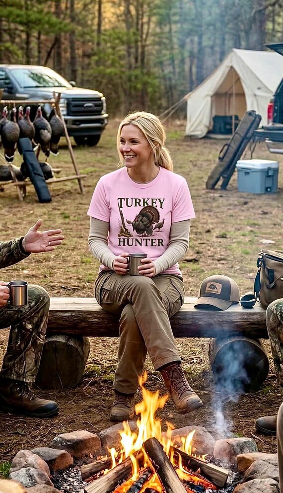 Turkey Hunter Shirt, Vintage Wild Turkey Graphic Tee additional view 9