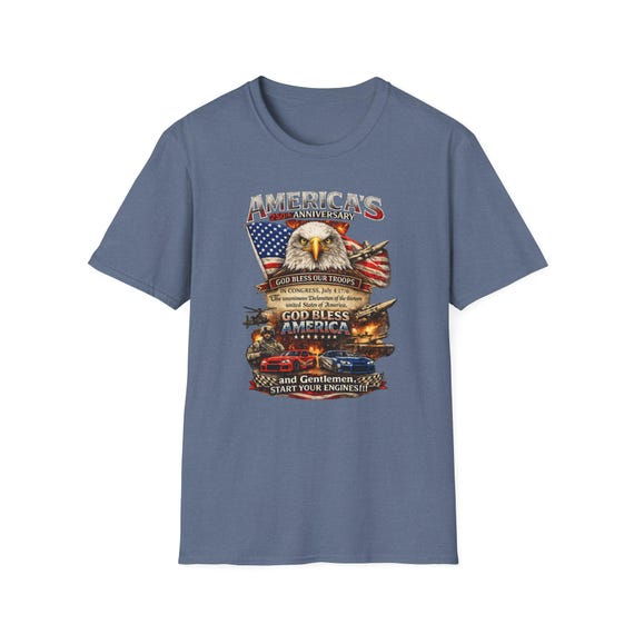 Bald Eagle Patriotic 250th TShirt, American Flag Graphic Tee additional view 7