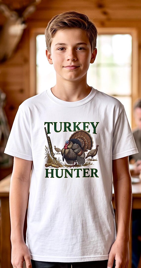 Turkey Hunter Youth Shirt spring gobbler additional view 3