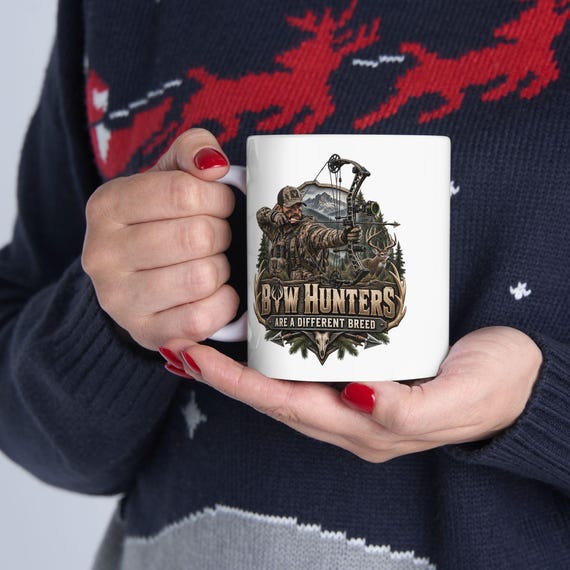 Bow Hunters Are A Different Breed Whitetail Deer Hunter Mug additional view 9