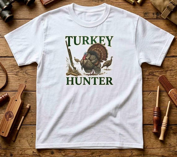 Turkey Hunter Shirt, Vintage Wild Turkey Graphic Tee additional view 2