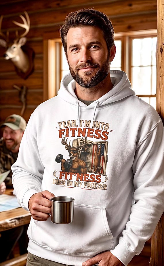 Funny Hunting Hoodie, Deer In My Freezer Sweatshirt additional view 2