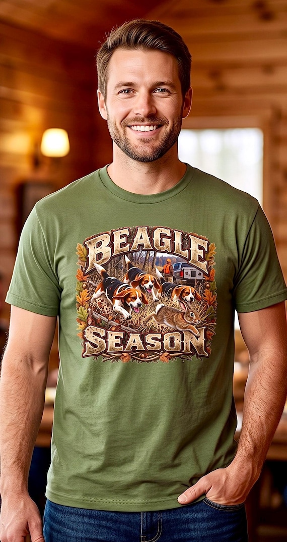 Beagle Season Shirt rabbit hunter beagle dog additional view 6