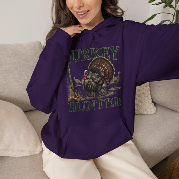 Turkey Hunter Hoodie, Wild Turkey Hunting Sweatshirt additional view 9