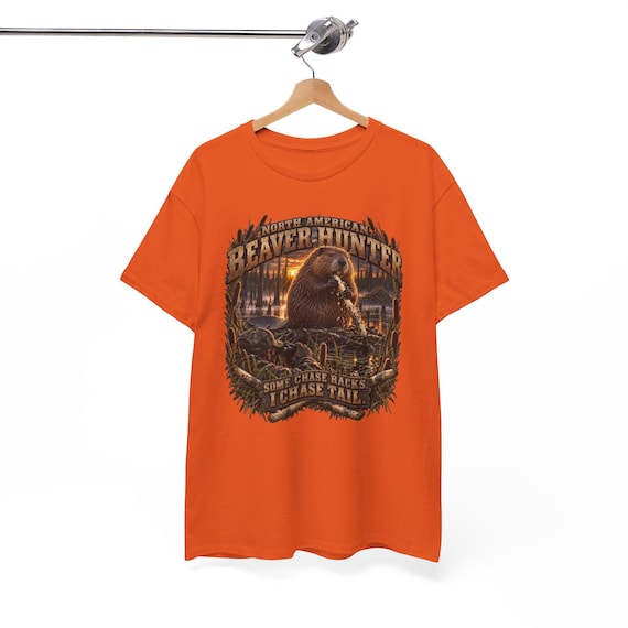 North American Beaver Hunter Tee chase tail funny hunting shirt additional view 8