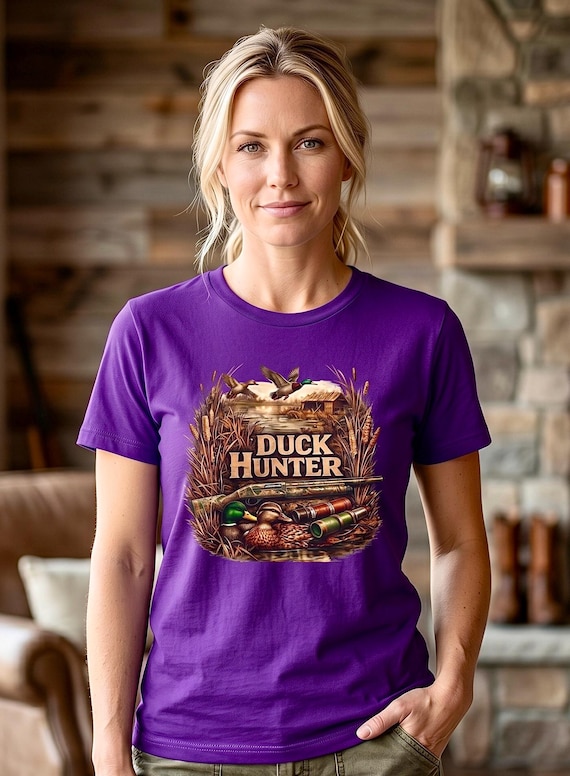 Mallard Duck Hunter Vintage Graphic Tee, Waterfowl Hunting Apparel additional view 8