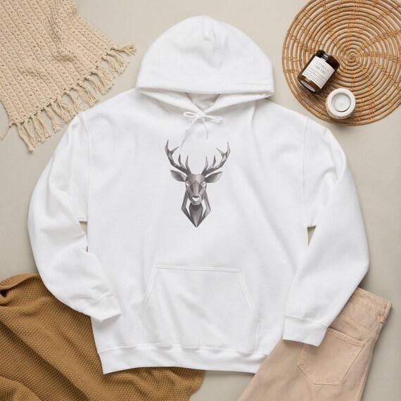 Geometric Whitetail Buck Hoodie additional view 9