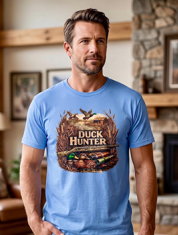 Mallard Duck Hunter Vintage Graphic Tee, Waterfowl Hunting Apparel additional view 7