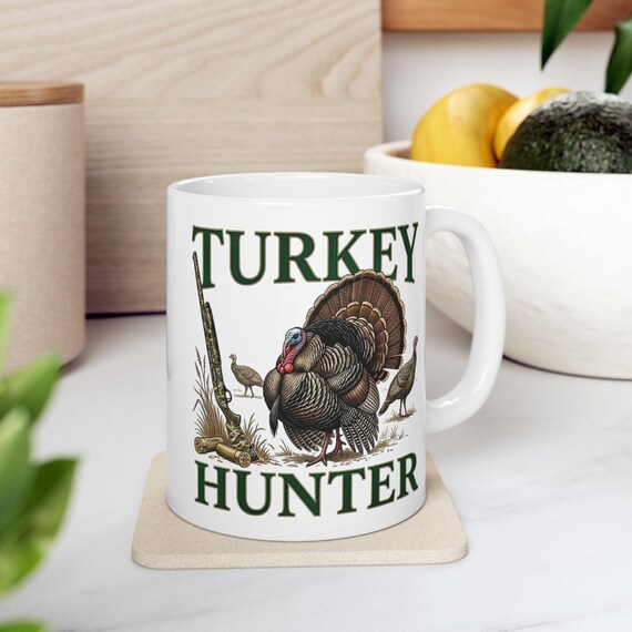 Turkey Hunter Mug, Wild Turkey Hunting Coffee Cup additional view 7