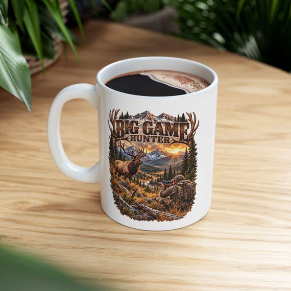 Elk Hunting Mug additional view 4