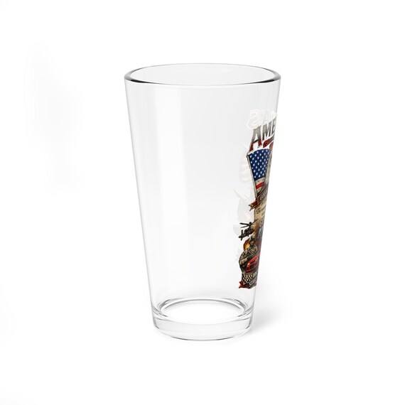 America 250th Anniversary Patriotic Eagle Pint Glass additional view 4