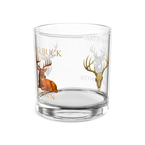 Whitetail Deer Whiskey Rocks Glass additional view 6