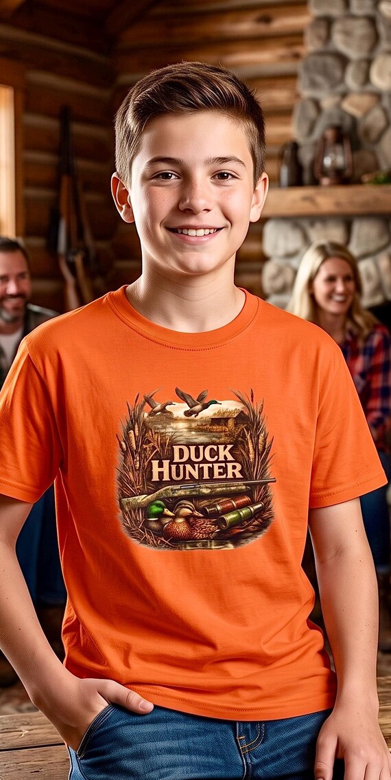 Duck Hunter Youth Shirt mallard waterfowl additional view 5