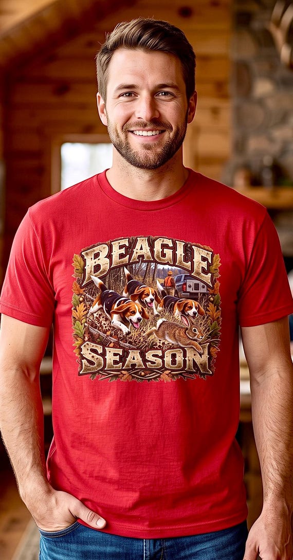 Beagle Season Shirt rabbit hunter beagle dog additional view 9