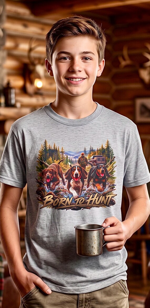 Born to Hunt Youth Shirt additional view 4