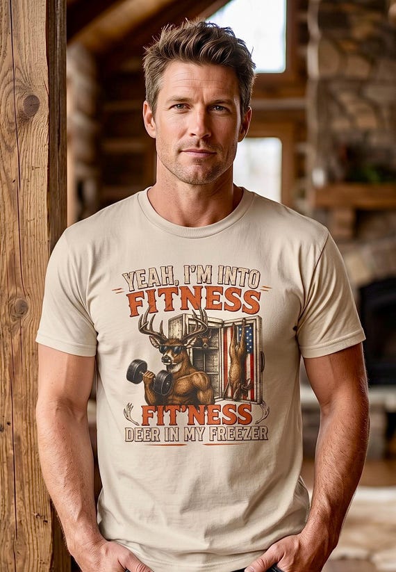 Whitetail Fitness Deer In My Freezer Shirt, Funny Deer Hunting Tee additional view 4