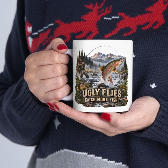 Ugly Flies Catch More Fish Mug additional view 8