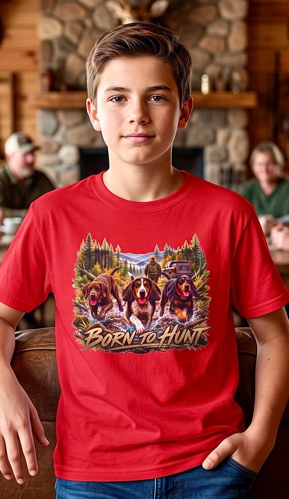 Born to Hunt Youth Shirt additional view 7