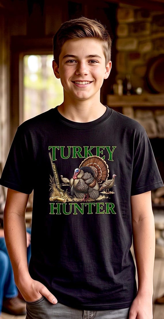 Turkey Hunter Youth Shirt spring gobbler additional view 4