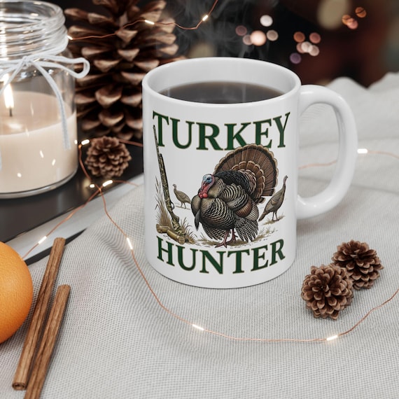 Turkey Hunter Mug, Wild Turkey Hunting Coffee Cup additional view 9