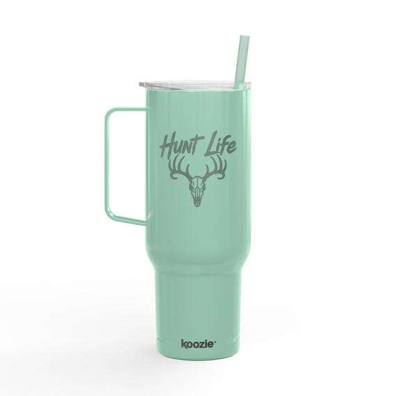 Whitetail Hunt Life Engraved Insulated Tumbler, 40oz Travel Mug additional view 8