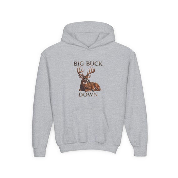 Big Buck Down Youth Hoodie additional view 10