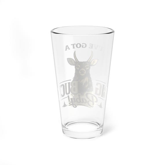 Funny Spike - Ive Got a Big Buck Baby Mixing Glass, 16oz additional view 5